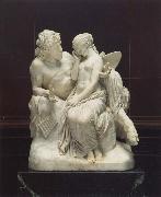 Reinhold Begas Pan Comforting Psyche oil painting